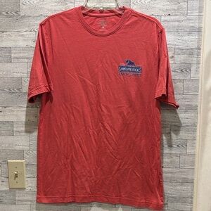 G.H. Bass & Co. Red Short Sleeve Tee